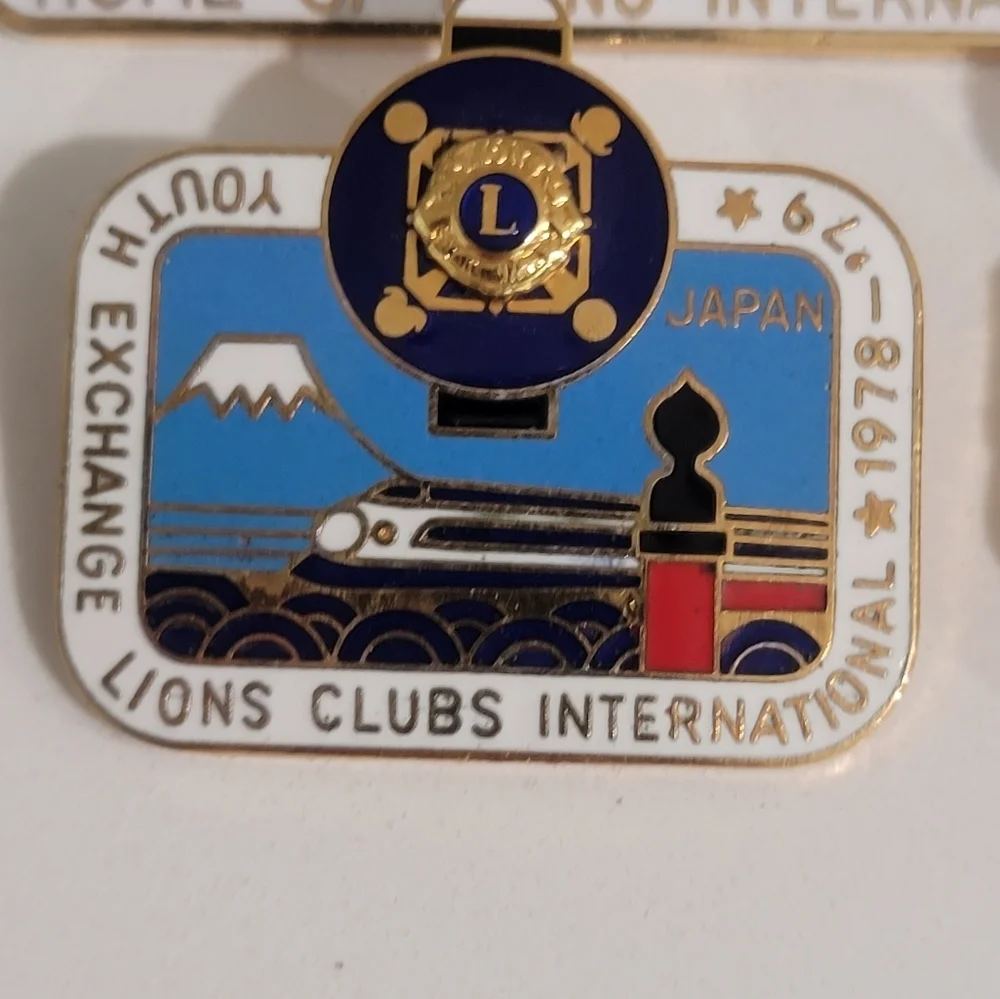Lions Club International Pins Lot of 10 Pins Great Condition